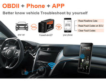Load image into Gallery viewer, FOXWELL WiFi OBD2 Scan Tool For iPhone/Android Car OBDII Engine Data Code Reader