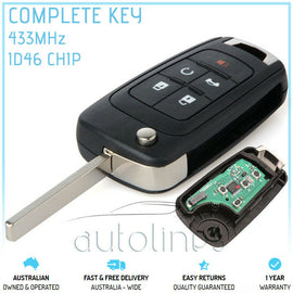 Fits HOLDEN COMMODORE VF 2013-2017 5 Button Remote Complete SMART PROXIMITY Key