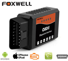 Load image into Gallery viewer, FOXWELL WiFi OBD2 Scan Tool For iPhone/Android Car OBDII Engine Data Code Reader