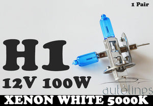 H1 12V 100W Xenon White 5000k Halogen Fog Car Headlight Lamp Globes Bulbs HID