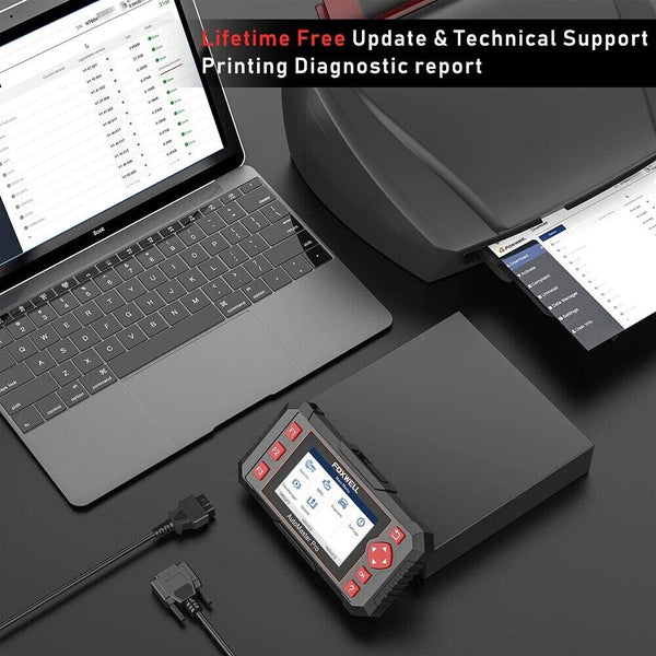 Foxwell NT604 Elite Automotive 4 System Diagnostic Tools OBD2 Code Reader ABS