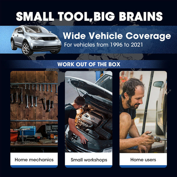 LAUNCH X431 CRE300 Auto OBD2 Scanner Engine ABS SRS Scan Reader Diagnostic Tool