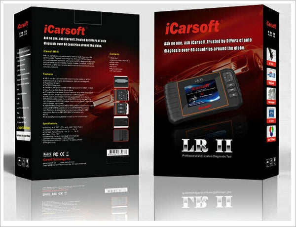iCarsoft LR II Fits Land Rover & Jaguar OBD2 Diagnostic Code Reset Scanner Tool