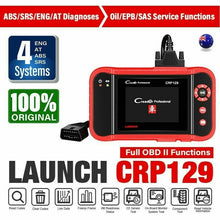 Load image into Gallery viewer, LAUNCH X431 CRP129 Auto ABS SRS Engine Diagnostic Scanner Code Reader