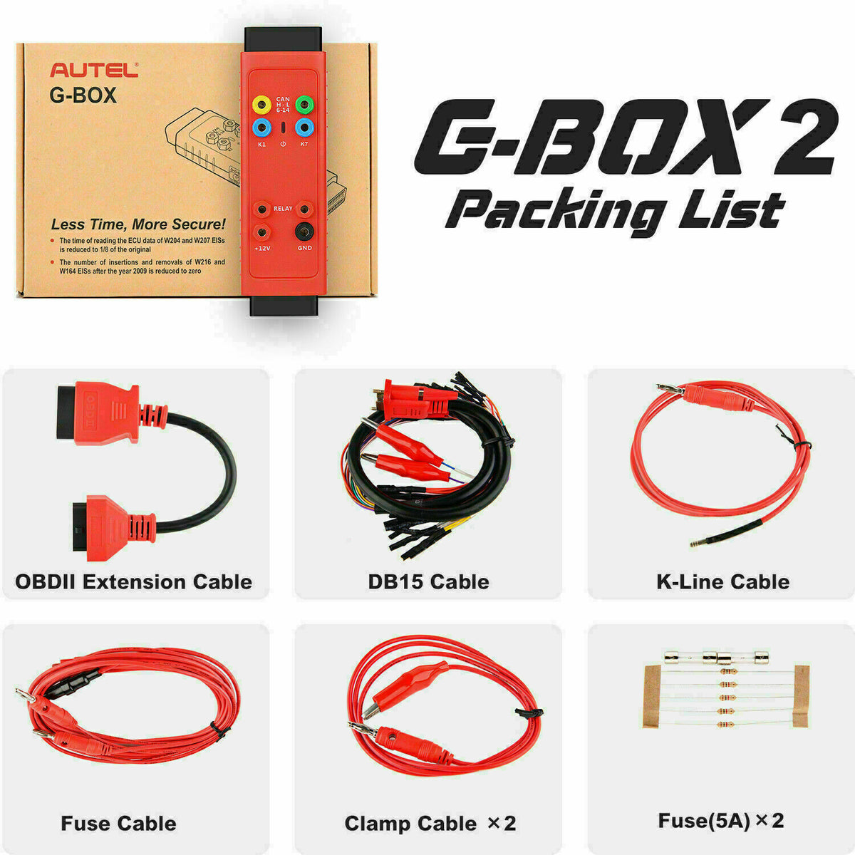 AUTEL G-BOX2 work for MaxiIM IM508 IM608 All Keys Lost IMMO Key Programming Tool