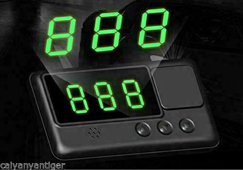 Universal Car GPS HUD Head up display Driving Speed Project windscreen Must Have
