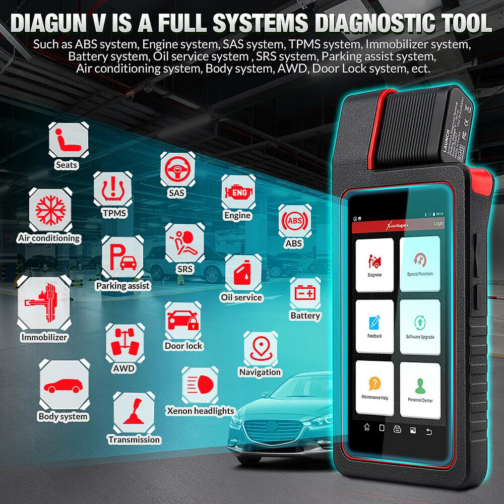 LAUNCH X431 Diagun V OBD2 Auto diagnostic tool full systemCode Reader scanner