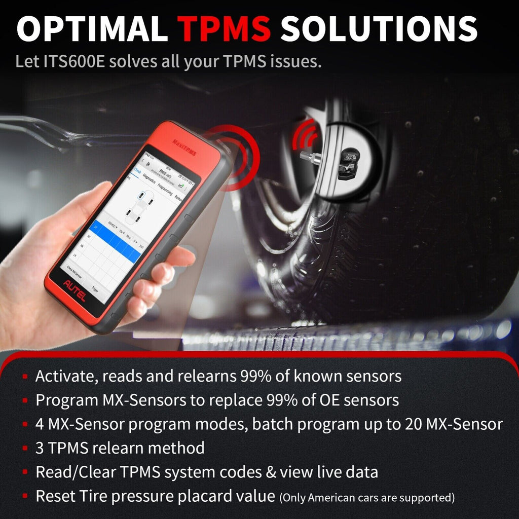 Autel MaxiTPMS ITS600E TPMS Relearn Tool TPMS Programming Tool Activate