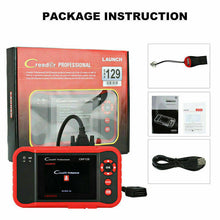 Load image into Gallery viewer, LAUNCH X431 CRP129 Auto ABS SRS Engine Diagnostic Scanner Code Reader