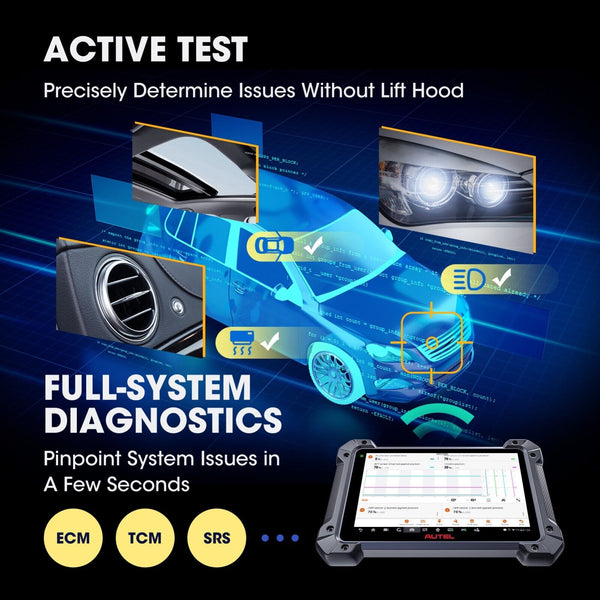 Autel MK908P II Car Diagnostic Tools J2534 ECU Online Programming Coding OBD2 - Auto Lines Australia