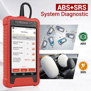 CRE200 OBD2 Car Diagnostic Tool OBD Engine ABS SRS Airbag Read Clear Error Code - Auto Lines Australia