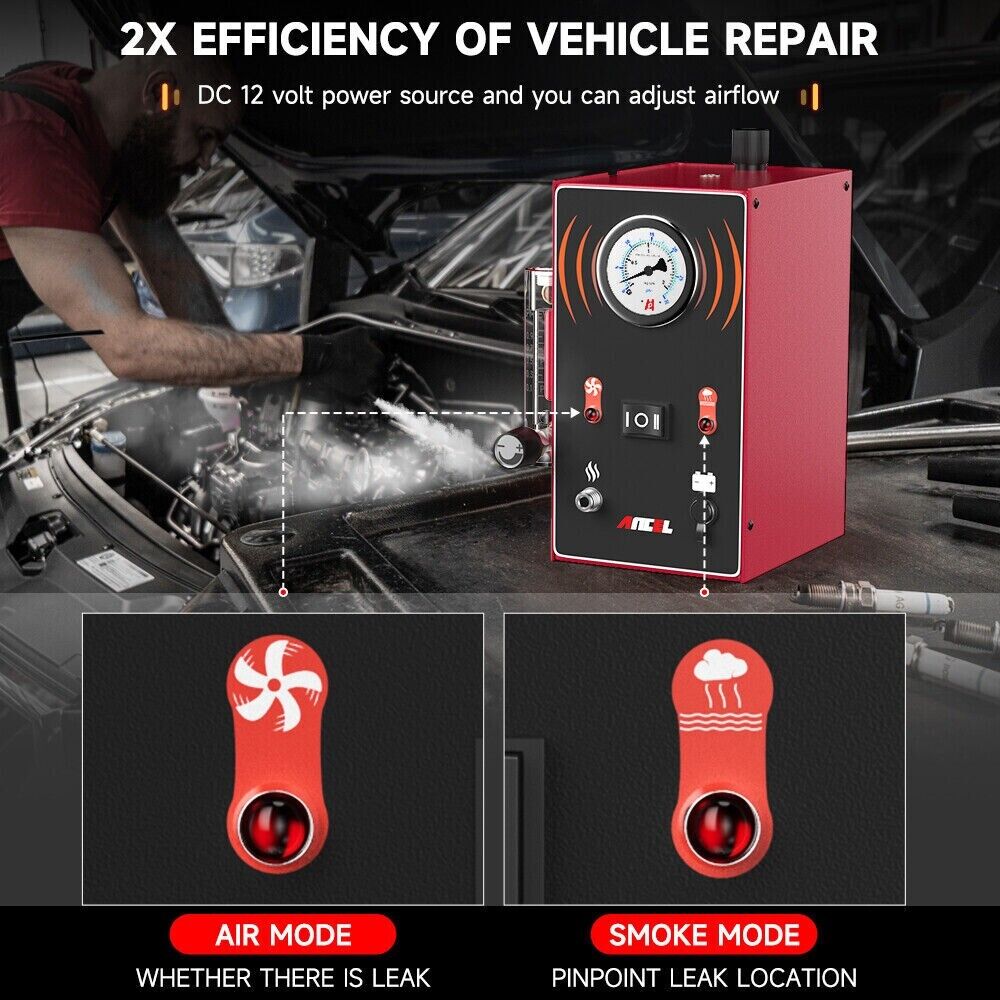 ANCEL S300 Smoke Machine Automotive EVAP Leak Detector Tester Fuel Pipe Vacuum - Auto Lines Australia