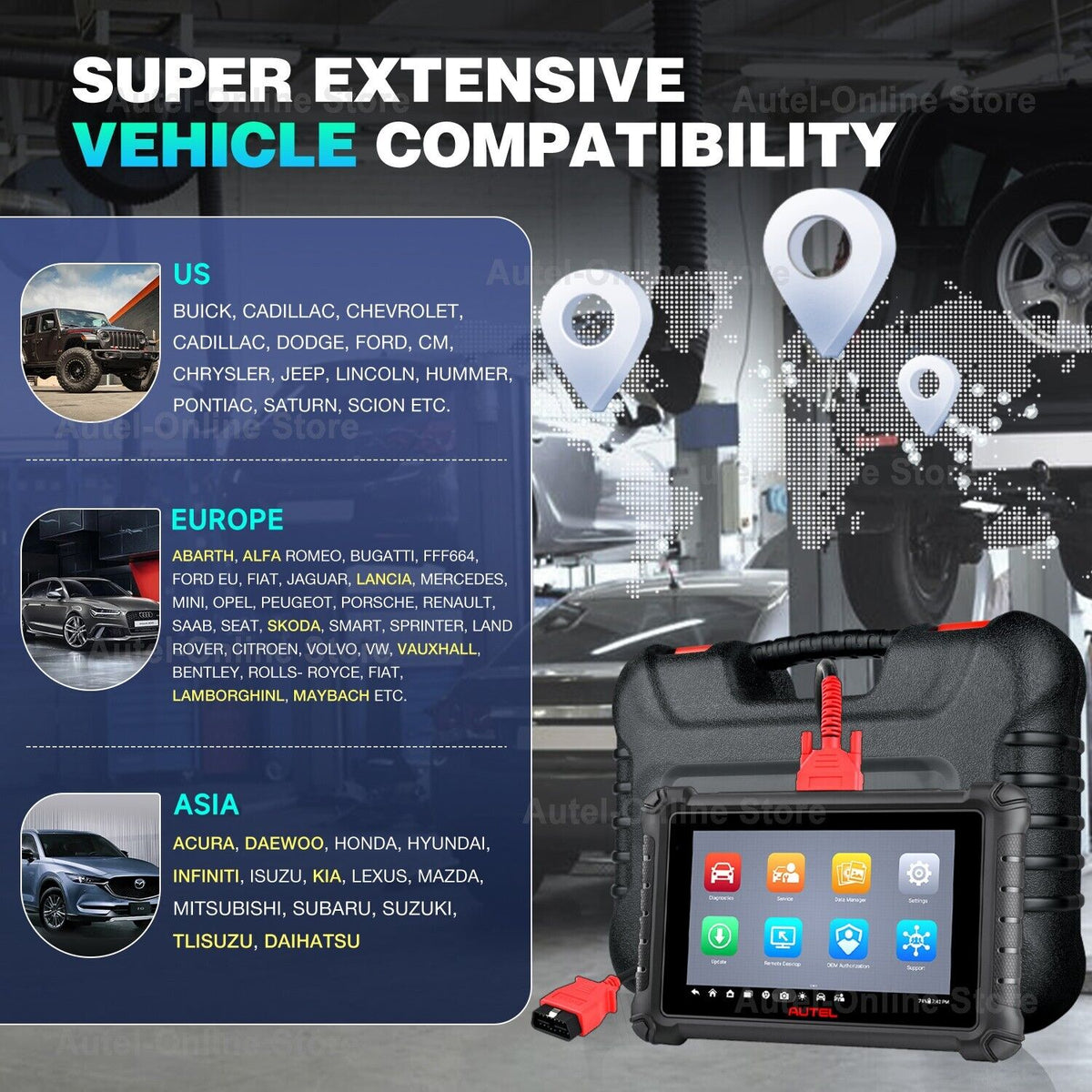 Autel MaxiCheck MX900 Diagnostic Scan Tool