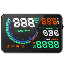 Load image into Gallery viewer, 5.5&quot; Car HUD Head Up Display OBD2 Diagnostic Tool Projector Digital Speedometer - Auto Lines Australia
