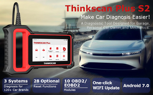 THINKCAR Thinkscan Plus S2 OBD2 Scanner ABS SRS Engine Diagnosis Oil DPF Reset P
