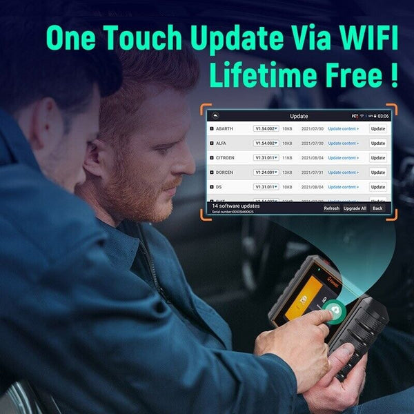 FOXWELL NT706 OBD2 Auto Code Reader 4 System Scanner Engine ABS SRS Transmission - Auto Lines Australia