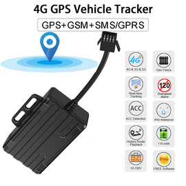 4G LTE GPS Vehicle Tracker Cut Off Oil Engine Motorcycle Live Locator Tracking