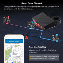 Load image into Gallery viewer, VJOYCAR Global 4G Bike GPS Tracker Tail Lamp Bicycle Alarm System GPS Locator