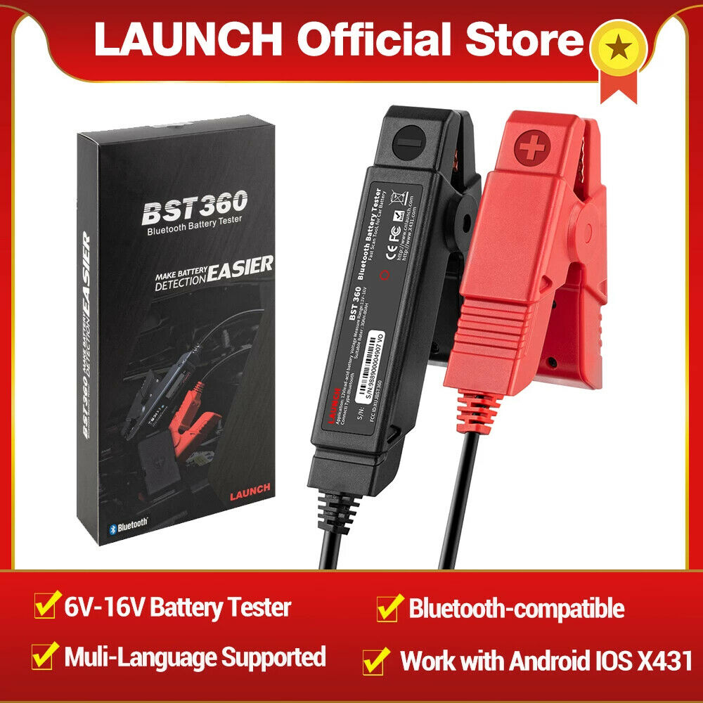 LAUNCH X431 BST360 Battery Test Clip Analyzer 6V-16V 2000CCA Voltage Battery Tes Secondary image