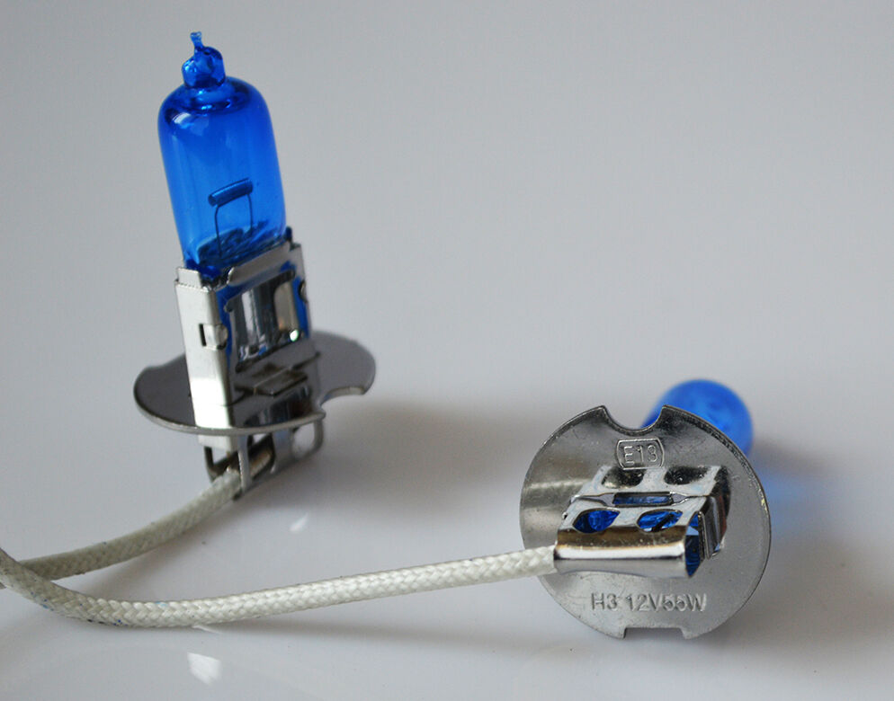 H3 12V 55W Xenon White 6000k Halogen Fog Car Headlight Lamp Globes Bulbs LED HID