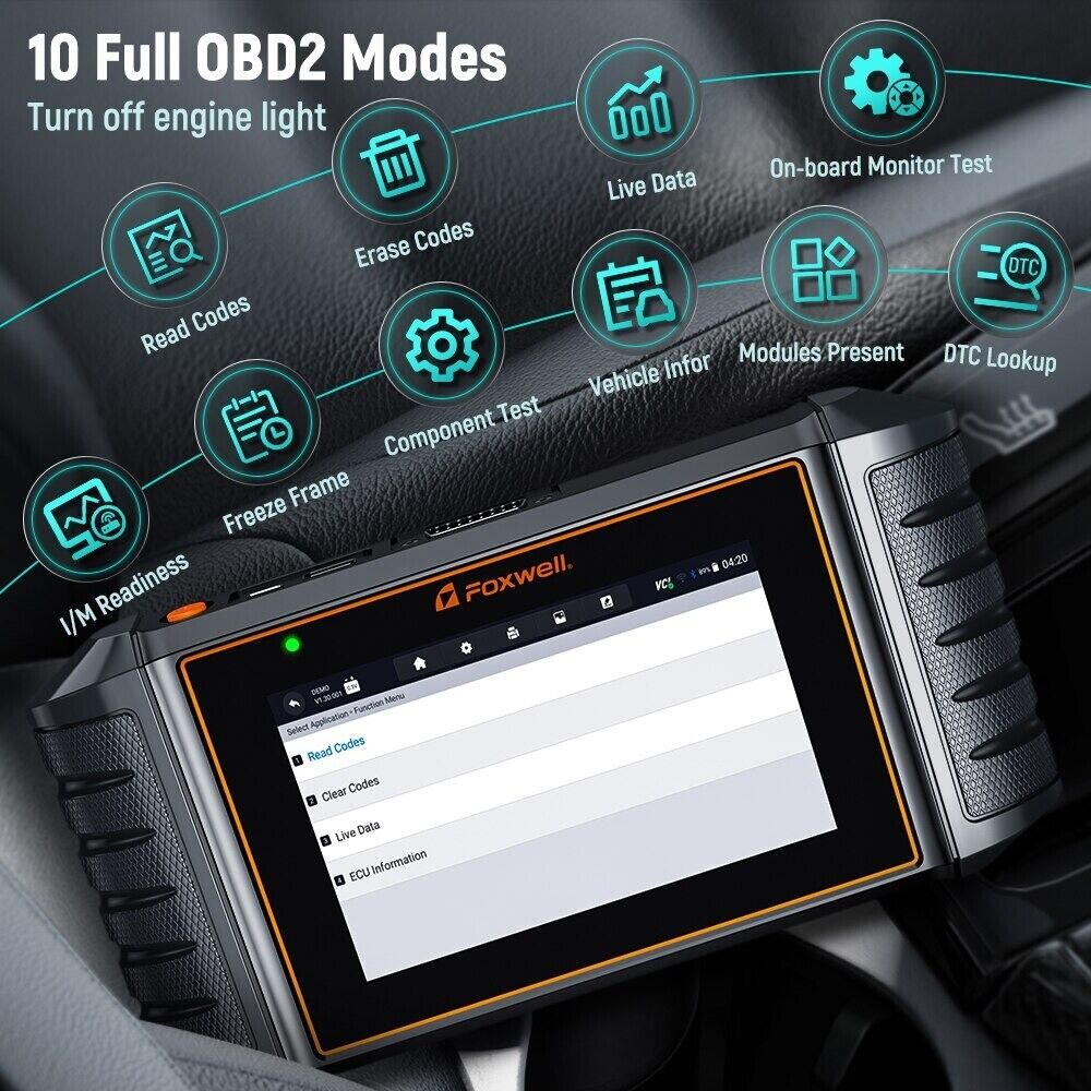 Foxwell NT726 OBD2 Automotive Scanner Professional All System Oil EPB DPF ABS Injector