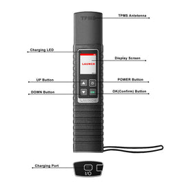 LAUNCH X431 TS-GUN TPMS Diagnostic Tool Activate/Read/Learn/Program Tire pressure