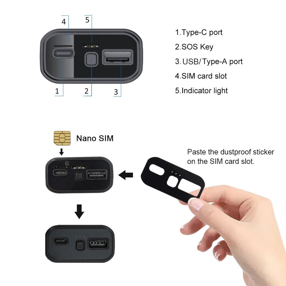 New Real 4G Car Cigarette Lighter GPS Tracker Vehicle Locator