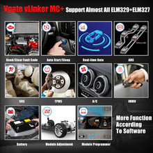 Load image into Gallery viewer, Vgate vLinker MC+ ELM327 V2.2 OBD 2 OBD2 Scanner WIFI BimmerCode FORScan