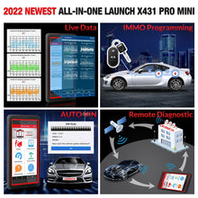 Load image into Gallery viewer, LAUNCH X431 PRO MINI V3.0 Car Diagnostic Tools Auto OBD2 Full System Code