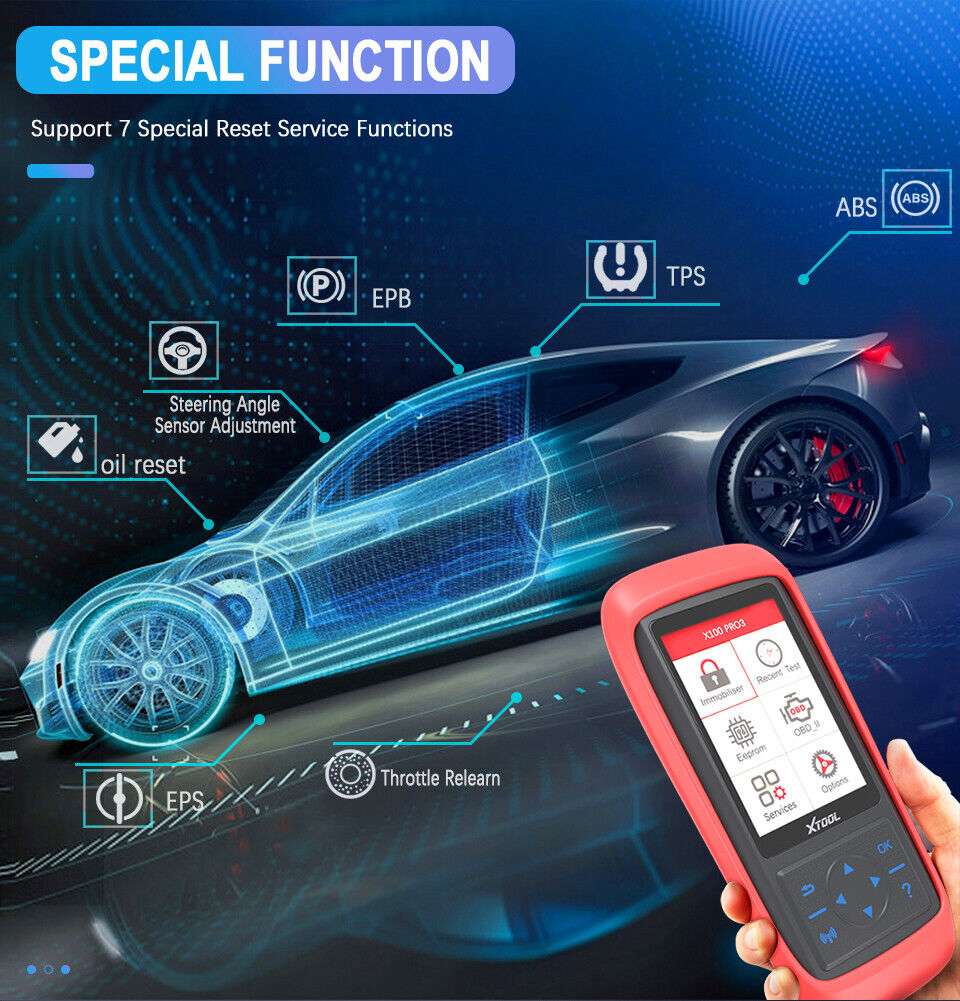 XTOOL X100 Pro3 Professional Free Update OBD2 Car Code Reader Diagnosis Scanner