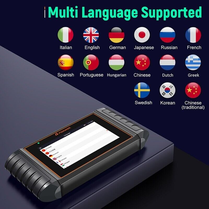 FOXWELL NT706 OBD2 Auto Code Reader 4 System Scanner Engine ABS SRS Transmission - Auto Lines Australia