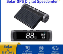 Load image into Gallery viewer, Updated Solar-powered GPS HUD S200 Wireless Digital Speedometer KMH MPH Electron - Auto Lines Australia