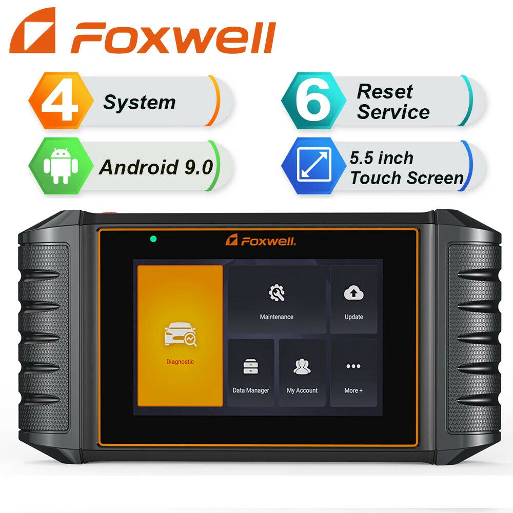 FOXWELL NT716 OBD2 Car Scan Tools ABS Bleeding Oil SAS EPB TPMS Reset