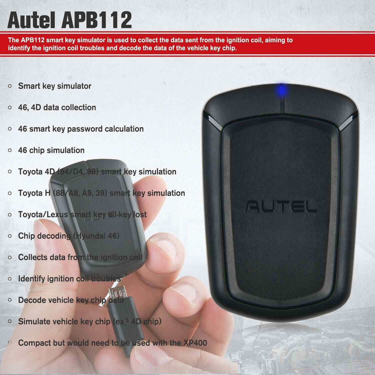 Autel MaxiIM IM608 PRO IMMO Programming Tool Bundle with XP400 APB112 & GBOX2 - Auto Lines Australia
