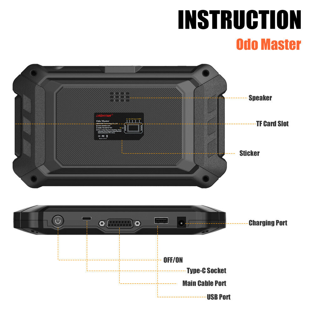 OBDSTAR ODO MASTER Cluster Calibration/OBDII and Special Functions Cover - Auto Lines Australia
