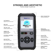 Load image into Gallery viewer, AUTEL MaxiLink ML529HD Heavy Duty Trucks Car Code Reader OBD2 Scanner Tool