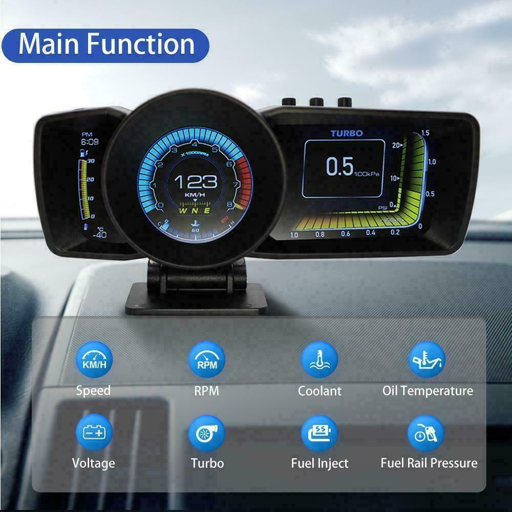 Vjoy Hawk 3.0 Car HUD Multi-Function Dashboard Head Up Display Smart Speedometer Secondary image