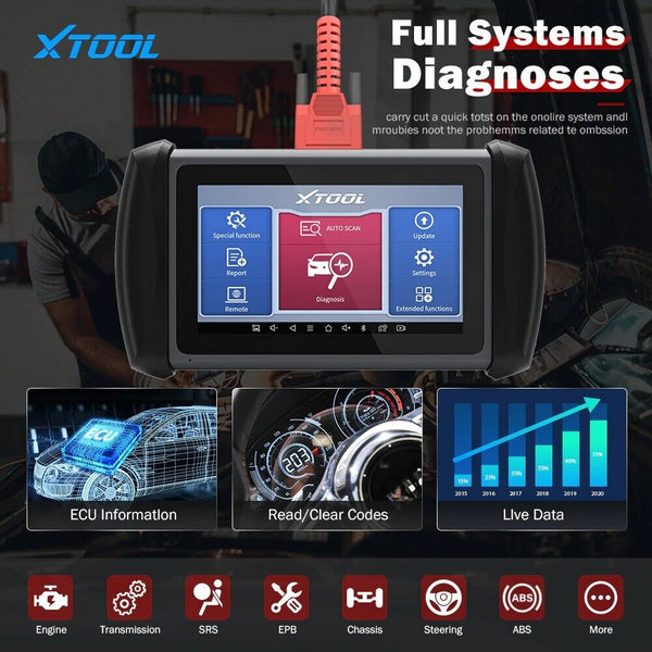 XTOOL IP616 OBD2 Scanner Automotive Car Diagnostic Tools OBD2 Scanner CodeReader