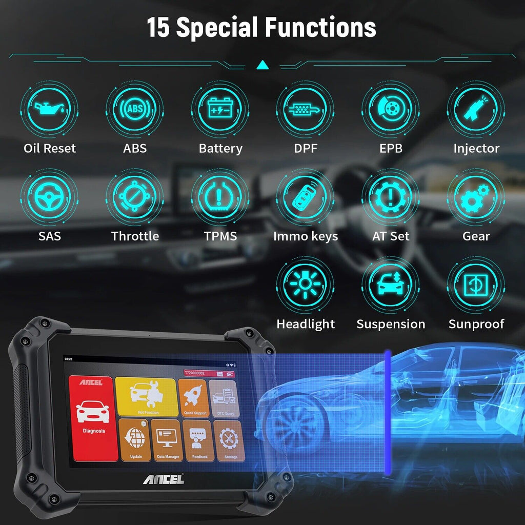 Ancel V6 OBD2 Diagnostic Scanner Professional Full System Car Diagnostic Tool