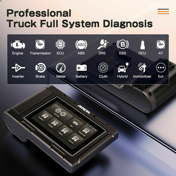 Ancel HD3100 24V Heavy Duty Truck OBD2 Scanner All System DPF Oil ABS Gearbox Diagnostic Tool - Auto Lines Australia