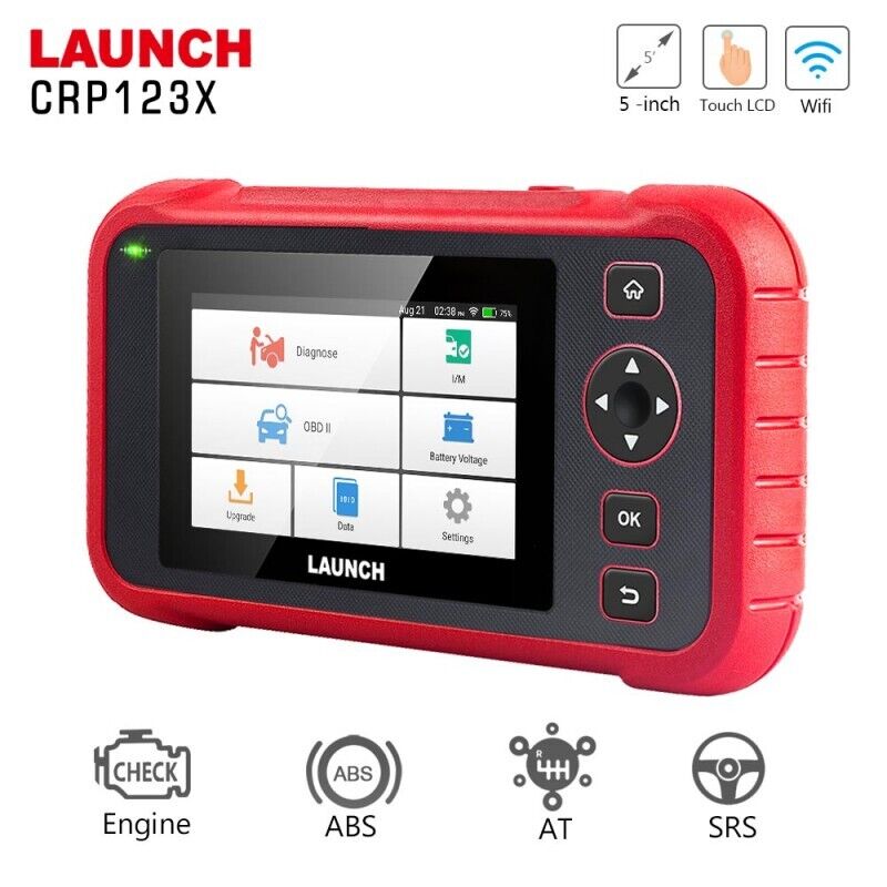 Original LAUNCH CRP123X 4 System Automotive Code Reader for Engine Transmission