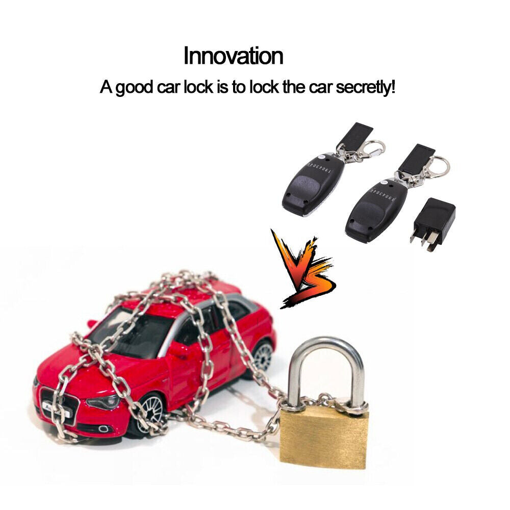 Vjoycar 2022 Newest Wireless Relay Car Lock Anti-theft Security Alarm System