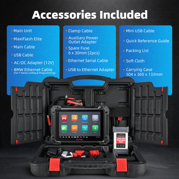 Autel MK908P II Car Diagnostic Tools J2534 ECU Online Programming Coding OBD2 - Auto Lines Australia