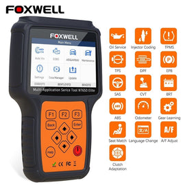 FOXWELL NT650 Elite OBD2 EOBD Diagnostic Tool Car Code Reader Automotive Scanner - Auto Lines Australia