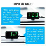 GPS Speedometer 4.5" C80 Speed Odometer Mileage HUD Display Digital Speed Alarm