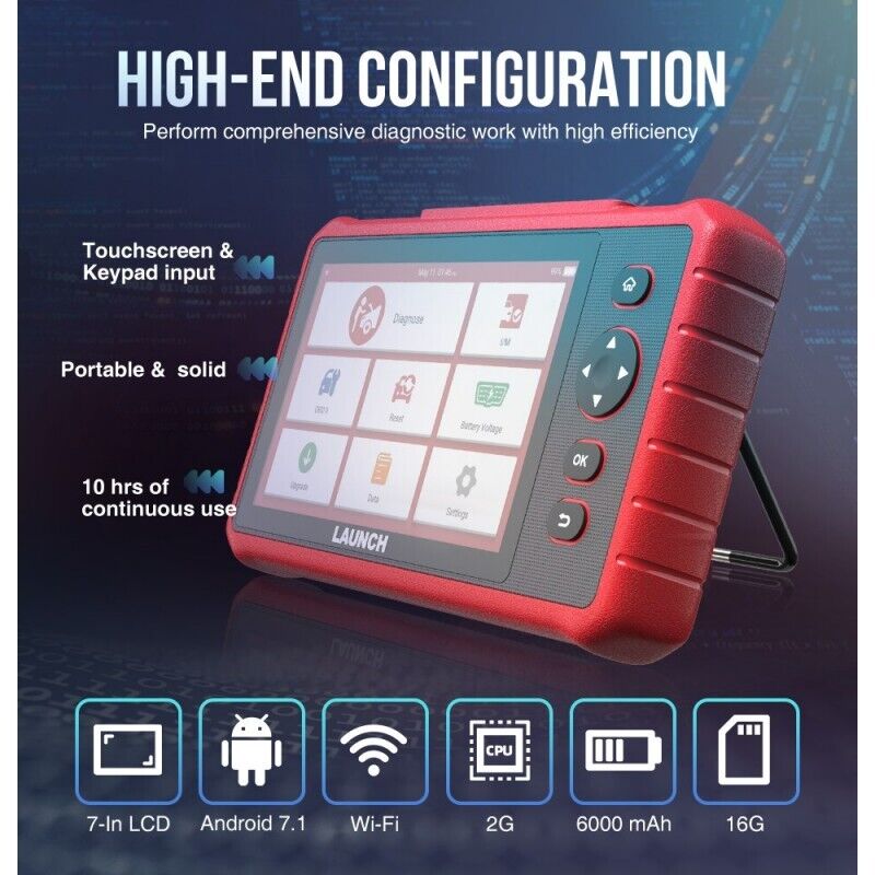 LAUNCH CRP909X OBD2 Scanner All Full System ECU DPF TPMS Car Diagnostic Tool - Auto Lines Australia