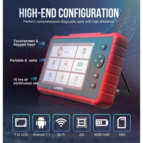LAUNCH CRP909X OBD2 Scanner All Full System ECU DPF TPMS Car Diagnostic Tool - Auto Lines Australia