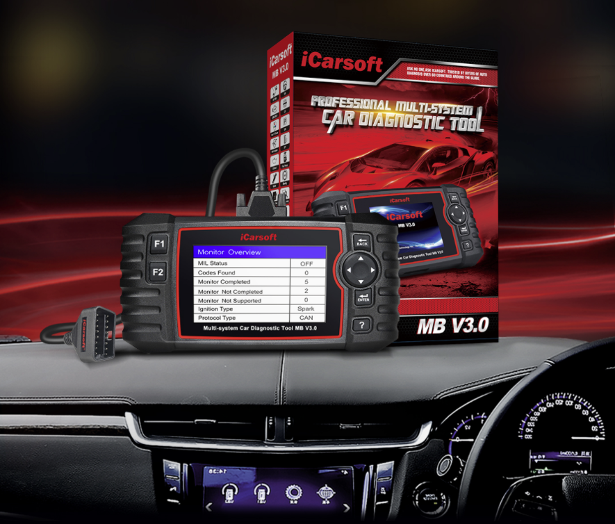 iCarsoft MB V3.0 For Mercedes-Benz/Sprinter/Smart Multi Systen OBD2 Diagnostic Scan Tool