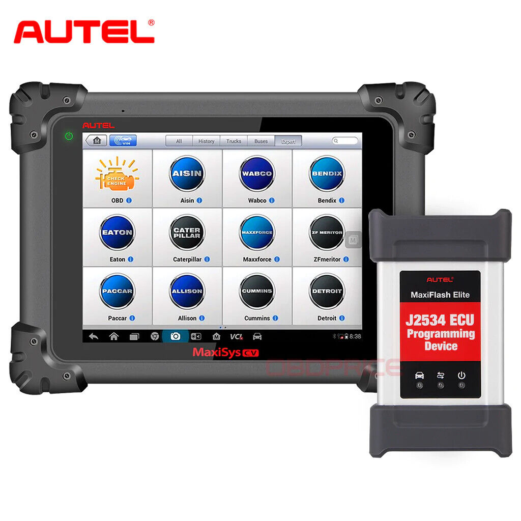 Autel Maxisys CV MS908CV Heavy Duty Truck Diagnostic Tool With J2534 ECU Program - Auto Lines Australia