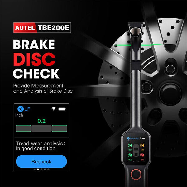 Autel MaxiTPMS TBE200E Tire Brake Examiner 2022 Newest Laser Tire Tread Depth